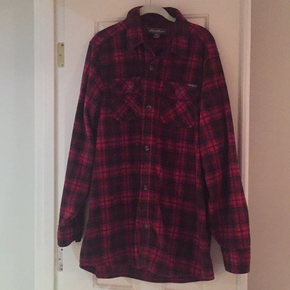 Eddie Bauer men’s button up fleece